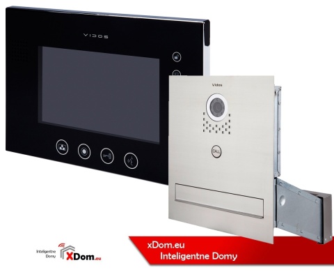 Zestaw wideodomofonu skrzynka na listy Vidos S551-SKM M670BS2