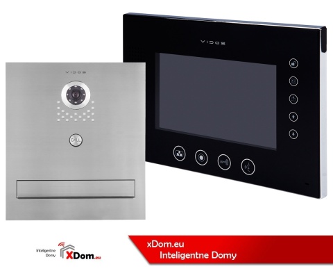 Zestaw wideodomofonu skrzynka na listy Vidos S551-SKM M670BS2