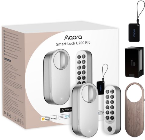 Aqara Smart Lock U200 Kit Srebrny