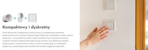 SATEL BE WAVE Bezprzewodowy sterownik rolet/żaluzji, dopuszkowy Smart Blinds ARSC-200 ABAX2