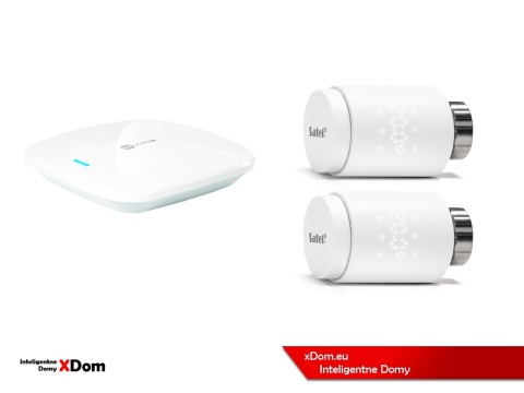 Zestaw SATEL BE WAVE Smart HUB + 2 głowice termostatyczne ART-210 ABAX2