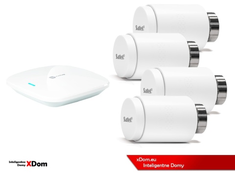 Zestaw SATEL BE WAVE Smart HUB + głowice termostatyczne ART-210 ABAX2