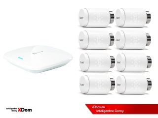 Zestaw SATEL BE WAVE Smart HUB + głowice termostatyczne ART-210 ABAX2