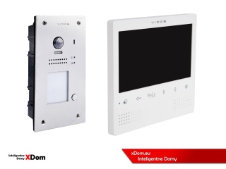 Zestaw Wideodomofon Vidos z czytnikiem RFID S1201A monitor M1023W2
