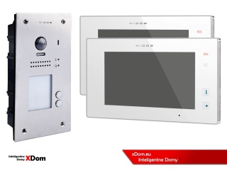 Zestaw Wideodomofon Vidos z czytnikiem RFID S1202A monitor M1021W2