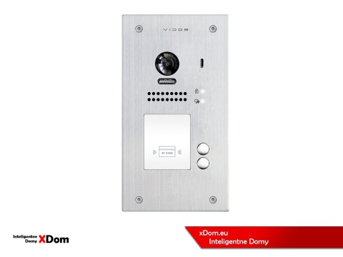 Zestaw Wideodomofon Vidos z czytnikiem RFID S1202A monitor M1021B2