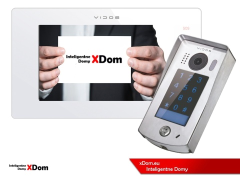 Zestaw Wideodomofon Vidos z szyfratorem S1301D monitor M1021W2