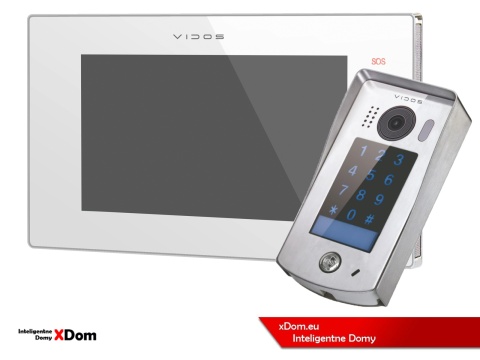 Zestaw Wideodomofon Vidos z szyfratorem S1301D monitor M1021W2