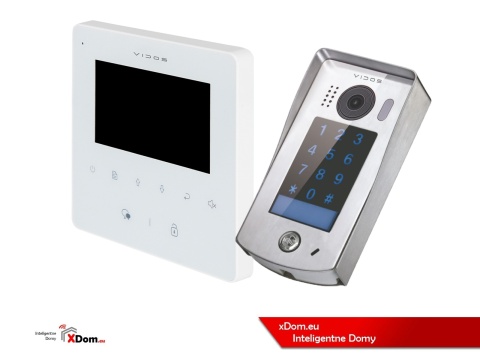 Zestaw Wideodomofon Vidos z szyfratorem S1301D monitor M1022W2
