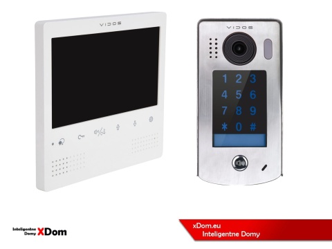 Zestaw Wideodomofon Vidos z szyfratorem S1301D monitor M1023W2