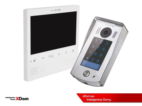 Zestaw Wideodomofon Vidos z szyfratorem S1301D monitor M1023W2