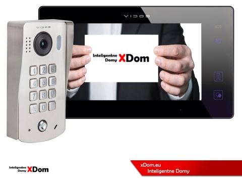 Zestaw Wideodomofon Vidos z szyfratorem S1311D monitor M1021B2