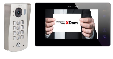 Zestaw Wideodomofon Vidos z szyfratorem S1311D monitor M1021B2