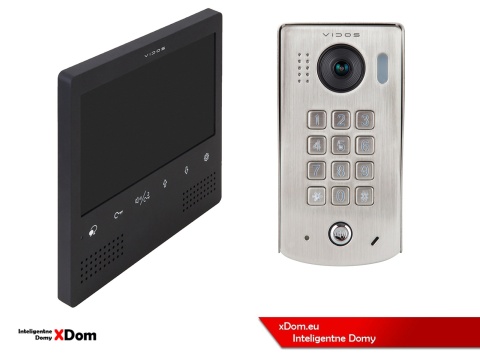 Zestaw Wideodomofon Vidos z szyfratorem S1311D monitor M1023B2