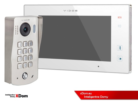 Zestaw Wideodomofon Vidos z szyfratorem S1311D monitor M1021W2