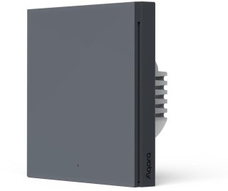 Aqara Smart Wall Switch H1 Szary pojedynczy z przewodem neutralnym