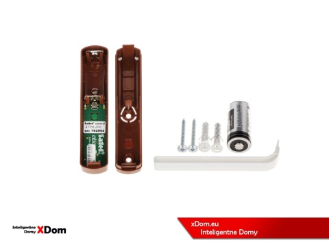 SATEL BEWAVE Bezprzewodowa czujka temperatury, ciśnienia i wilgotności - brązowa Multi Sensor ATPH-200BR