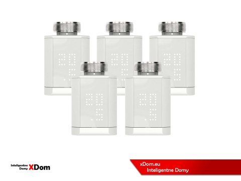 Somfy 1870508 inteligentna głowica termostatyczna 5 sztuki smart głowica