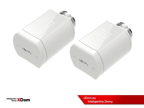 Somfy 1870508 inteligentna głowica termostatyczna 3 sztuki smart głowica