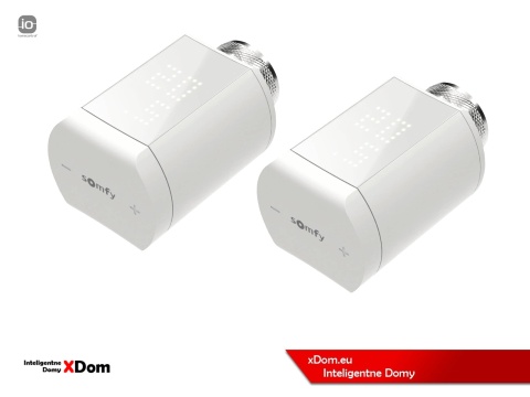 Somfy 1870508 inteligentna głowica termostatyczna 3 sztuki smart głowica