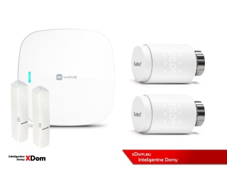 Zestaw SATEL BE WAVE Smart HUB + głowice termostatyczne ART-210 ABAX2 + czujnik temperatury