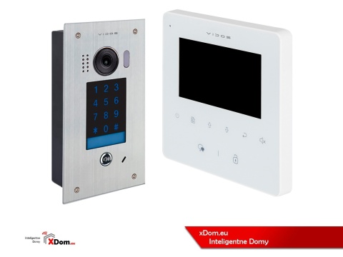 Zestaw Wideodomofon Vidos z szyfratorem S1401D monitor M1022W2