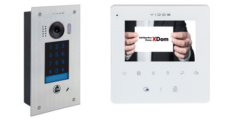 Zestaw Wideodomofon Vidos z szyfratorem S1401D monitor M1022W2