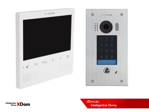 Zestaw Wideodomofon Vidos z szyfratorem S1401D monitor M1023W2