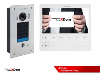 Zestaw Wideodomofon Vidos z szyfratorem S1401D monitor M1023W2