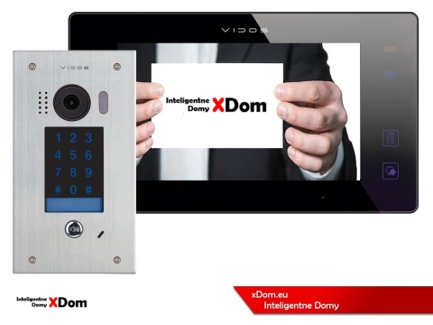 Zestaw Wideodomofon Vidos z szyfratorem S1401D monitor M1021B2