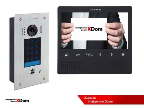 Zestaw Wideodomofon Vidos z szyfratorem S1401D monitor M1023B2