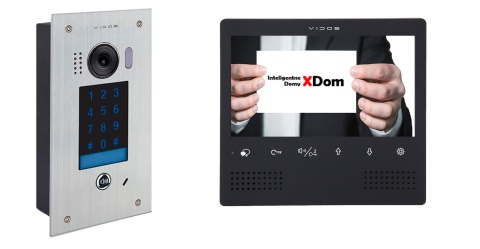 Zestaw Wideodomofon Vidos z szyfratorem S1401D monitor M1023B2