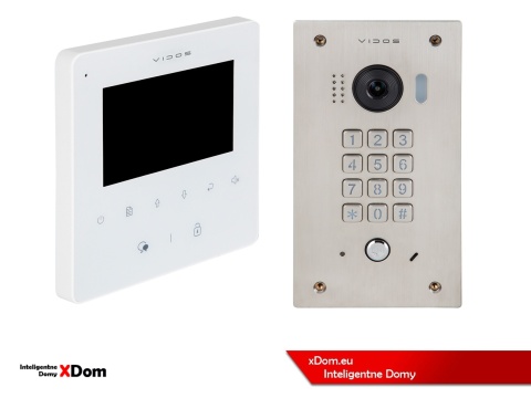 Zestaw Wideodomofon Vidos z szyfratorem S1411D monitor M1022W2