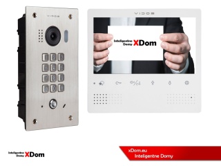 Zestaw Wideodomofon Vidos z szyfratorem S1411D monitor M1023W2