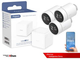 Zestaw inteligentne ogrzewanie Aqara Cube termostat SRTS-A01