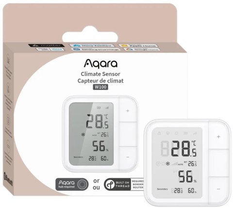 Aqara Climate Sensor W100 | Czujnik klimatu | Thread/Zigbee
