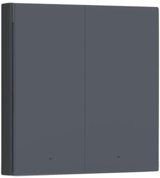 Aqara Smart Wall Switch H1 Szary podwójny bez przewodu neutralnego