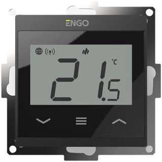 ENGO Controls E55-B - Internetowy, podtynkowy regulator temperatury do ramki 55x55, Wi-F