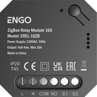 ENGO Controls EREL-16ZB - Smart Relay - Inteligentny przekaźnik ZigBee do systemu ENGO Smart
