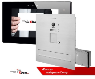 Skrzynka na listy wideodomofon Vidos S1201A-SKM monitor M1021B2