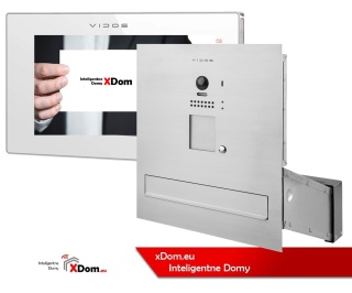 Skrzynka na listy wideodomofon Vidos S1201A-SKM monitor M1021W2