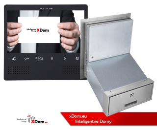 Skrzynka na listy wideodomofon Vidos S1201A-SKM monitor M1023B2