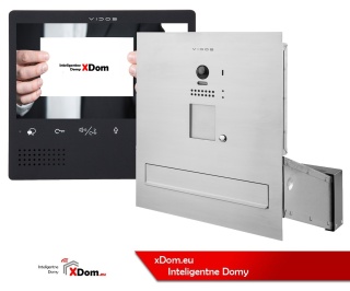 Skrzynka na listy wideodomofon Vidos S1201A-SKM monitor M1023B2