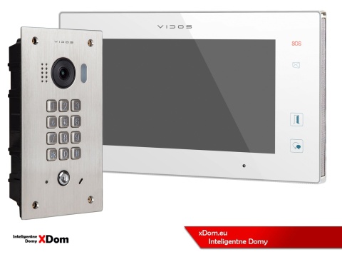 Zestaw Wideodomofon Vidos z szyfratorem S1411D monitor M1021W2