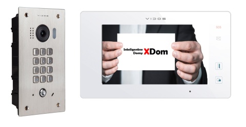 Zestaw Wideodomofon Vidos z szyfratorem S1411D monitor M1021W2