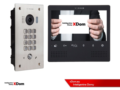 Zestaw Wideodomofon Vidos z szyfratorem S1411D monitor M1023B2