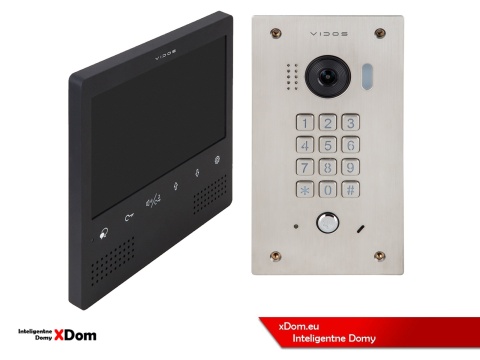 Zestaw Wideodomofon Vidos z szyfratorem S1411D monitor M1023B2