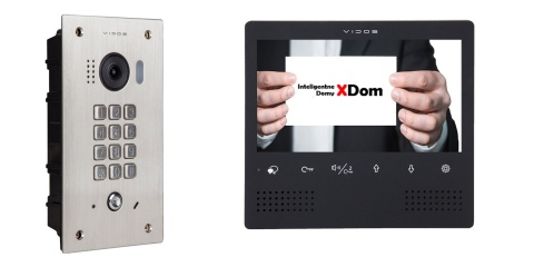 Zestaw Wideodomofon Vidos z szyfratorem S1411D monitor M1023B2