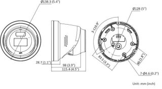 Kamera IP Hikvision DS-2CD2346G3-IZS2UY/SL(2.8/4mm) Black