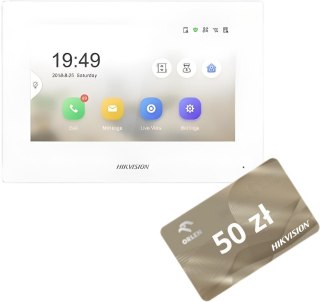 Monitor do wideodomofonu Hikvision DS-KH6320-WTE1-W